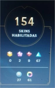Conta upada desde 2019 nível 295, elo Gold 4. - League of Legends LOL