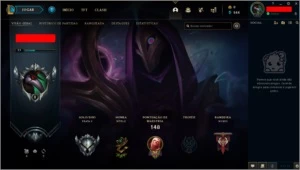 Conta lvl77 com muitas skins boas Prata 2 - League of Legends LOL
