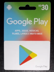 Gift Card Google Play R$ 30,00 - Gift Cards