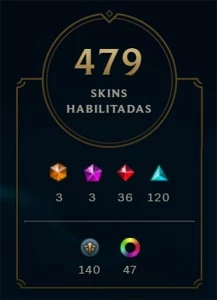 CONTA LOL - 479 Skins - RIVEN CAMPEONATO 2012 - League of Legends