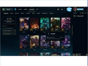 Conta League of Legends - Gold IV - LVL 65 LOL