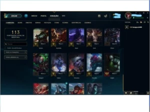 Conta League of Legends - Gold IV - LVL 65 LOL