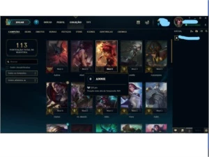 Conta League of Legends - Gold IV - LVL 65 LOL