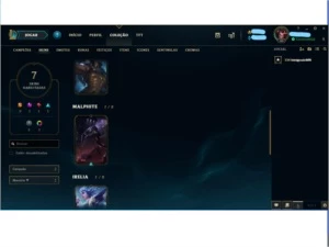 Conta League of Legends - Gold IV - LVL 65 LOL