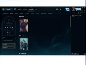 Conta League of Legends - Gold IV - LVL 65 LOL