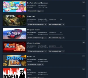 Conta Steam 40+ Jogos – Ark, Zomboid, Phasmo+