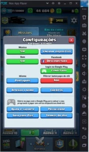 Conta Clash Royale Arena 11
