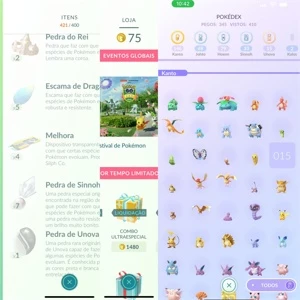 Conta Pokemon Go Nível 33 - Pokémon