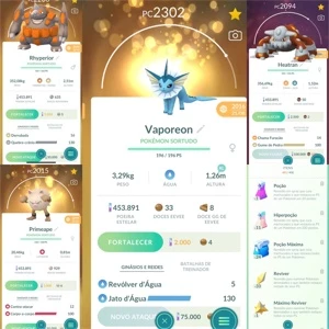 Conta Pokemon Go Nível 33 - Pokémon