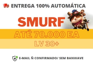 Smurf Unranked Lol - Até 70 Mil - Menor Preço! - League of Legends