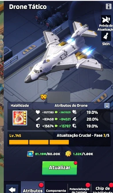 LAST WAR, +200M Poder, Base 34 - 41M, 32, 30, servidor 1556 - Outros
