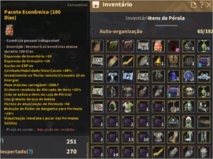 Conta Black Desert SA Striker 270 PA Kutum com Email