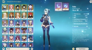 12 Personagens 5 * + 6 armas * + Garantido + BIS - Genshin Impact