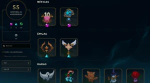 Conta league of legends (BR) lvl 482, dima I, 727 skins LOL