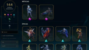 Conta league of legends (BR) lvl 482, dima I, 727 skins LOL