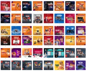 Pack De +200 Artes Streaming + Entrega Automatica - Design Assets and Templates Artes Canva