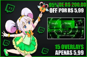 15 Overlays Editaveis Por 4,99