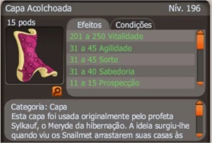 Capa acolchoada (spiritia) - Dofus