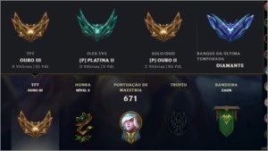 Vendo conta do lol lvl 800 d1 season passada - League of Legends
