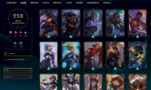 Conta Platina 1- SKINS 258 - League of Legends LOL