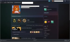 CONTA CSGO COM PRIME 17 ANOS 3 MEDALHAS - Counter Strike