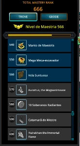 Conta Trove End Game maestria 666 - Steam