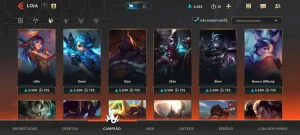 Vendo Conta WildRift 65 Champs Todos os ADC's 25 Skin's - League of Legends: Wild Rift LOL WR