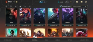Vendo Conta WildRift 65 Champs Todos os ADC's 25 Skin's - League of Legends: Wild Rift LOL WR