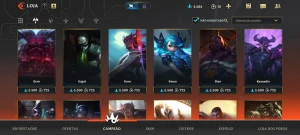 Vendo Conta WildRift 65 Champs Todos os ADC's 25 Skin's - League of Legends: Wild Rift LOL WR