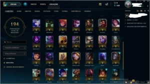 CONTA TOP COM 66 CHAMPS E 24 SKINS TOP, BARATISSIMA. - League of Legends LOL