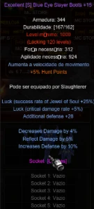 Megamu - Set Be Sl F.O 5Skt C/ Boots F.O 5Skt - MU Online