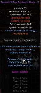 Megamu - Set Be Sl F.O 5Skt C/ Boots F.O 5Skt - MU Online