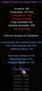 Megamu - Set Be Sl F.O 5Skt C/ Boots F.O 5Skt - MU Online