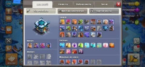 Cv13 Semi Full Th13 Paisagem Skins Troca Nick 500 Gemas - Clash of Clans