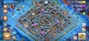 Cv13 Semi Full Th13 Paisagem Skins Troca Nick 500 Gemas - Clash of Clans