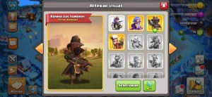 Cv13 Semi Full Th13 Paisagem Skins Troca Nick 500 Gemas - Clash of Clans