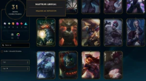 Conta Rara Kayle juíza + 3 vitoriosas e icone mais raro - League of Legends LOL