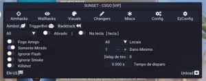 COUNTER-STRIKE MENU D3D COMPLETO SUNSETCHEATS - Counter Strike CS