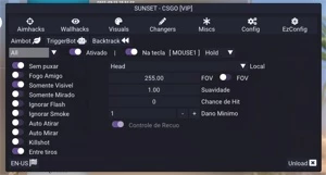 COUNTER-STRIKE MENU D3D COMPLETO SUNSETCHEATS - Counter Strike CS
