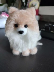 Miniatura Spitz - Amigurumi de Crochê com Feltragem - Artesanato e Personalizados