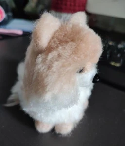 Miniatura Spitz - Amigurumi de Crochê com Feltragem - Artesanato e Personalizados