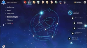 MONA  1C + FISCHL 5C e outros 4 estrelas - Genshin Impact