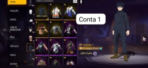 Conta De Free Fire Top