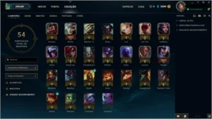 CONTA LOL GOLD 4 - 27 CHAMPIONS E 7 SKINS- - League of Legends