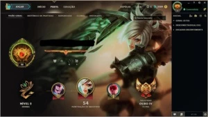 CONTA LOL GOLD 4 - 27 CHAMPIONS E 7 SKINS- - League of Legends