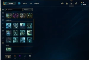 Conta Unranked com 26 Skins e 46 Champs - League of Legends LOL