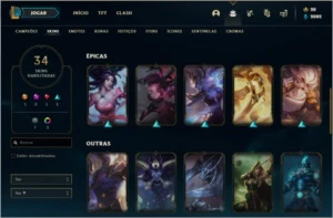 Conta Ouro 4 - League of Legends LOL