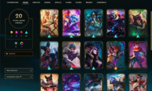 conta lol nova acompanha dados DETALHADO - League of Legends