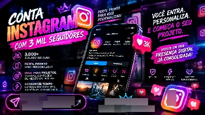 Rede social com 3k+ seguidores🔥 - Redes Sociais