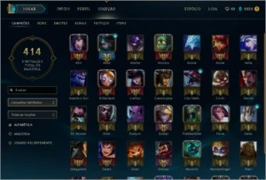 Gold 5 + 56 Skins e 100 Champs - League of Legends LOL